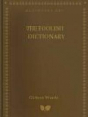 The Foolish Dictionary