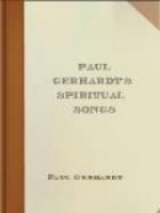 Paul Gerhardt's Spiritual Songs