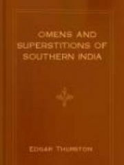 Omens and Superstitions of Southern India