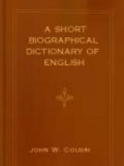 A Short Biographical Dictionary of English Literature