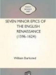 Seven Minor Epics of the English Renaissance (1596-1624)